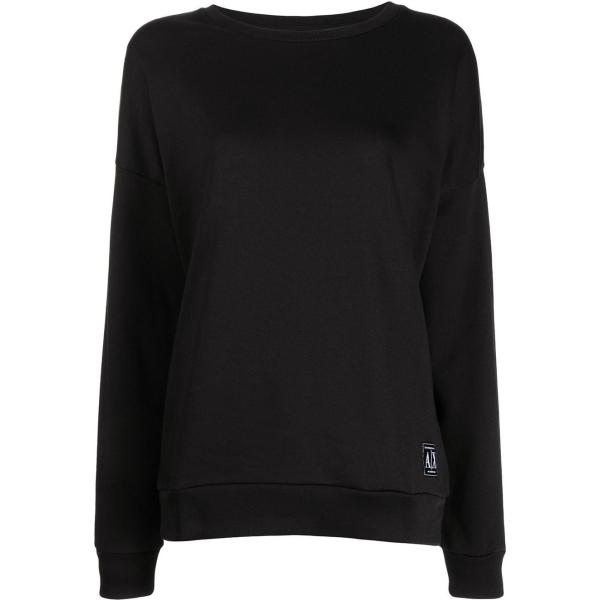 felpe Armani Exchange nero con stampe