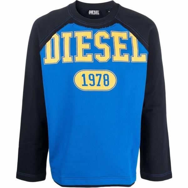 t-shirt Diesel multicolore con stampe