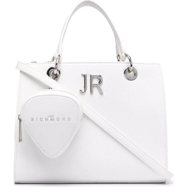 borse tote John Richmond bianco