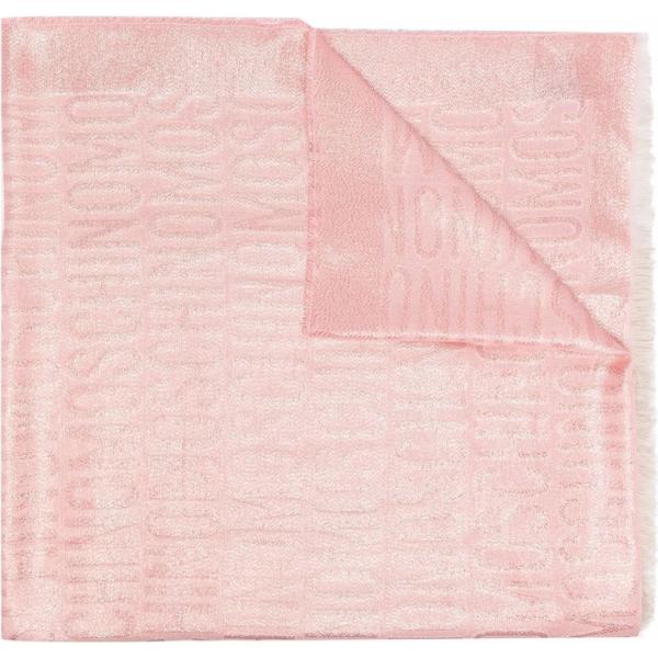 sciarpe Moschino rosa con stampe