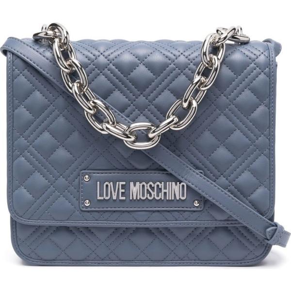 borse a tracolla Love Moschino grigio