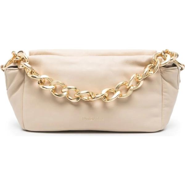 borse a spalla Patrizia Pepe marrone con stampe