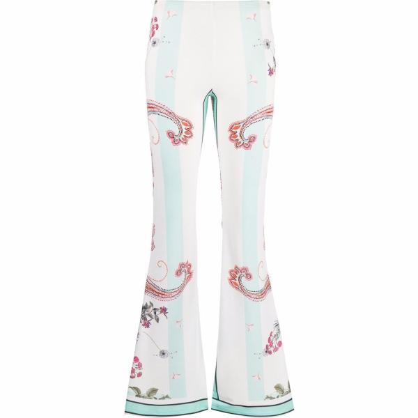 pantaloni Black Coral bianco con stampe