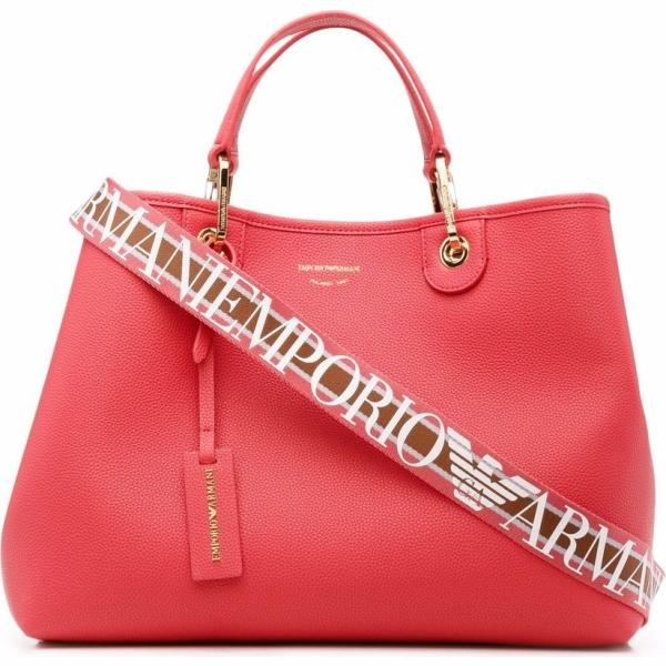borse tote Emporio Armani rosso con stampe