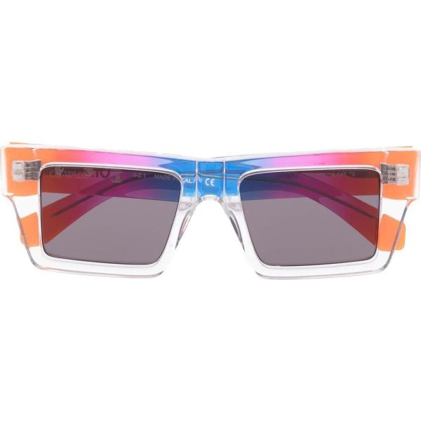 occhiali da sole Off-White bianco con stampe