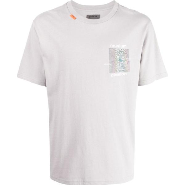 t-shirt Musium Div. grigio con stampe
