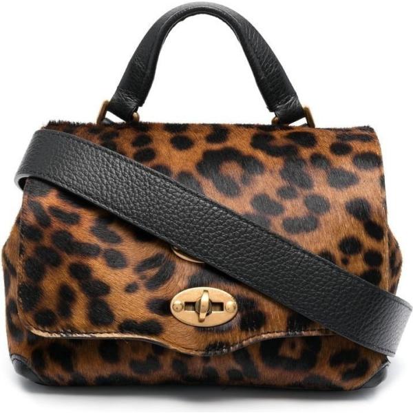 borse tote Zanellato nero animalier