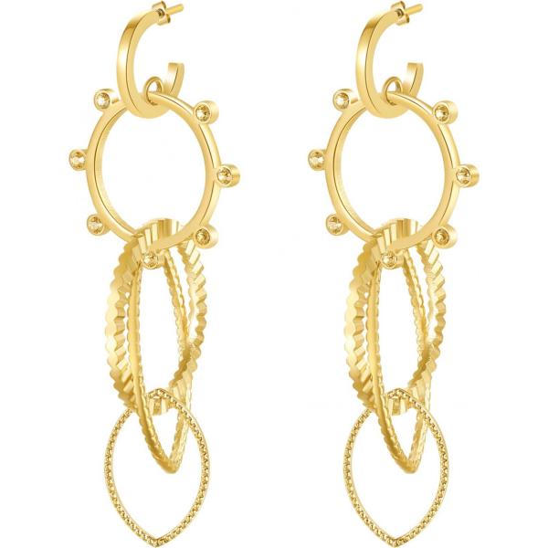 orecchini Brosway giallo geometrica
