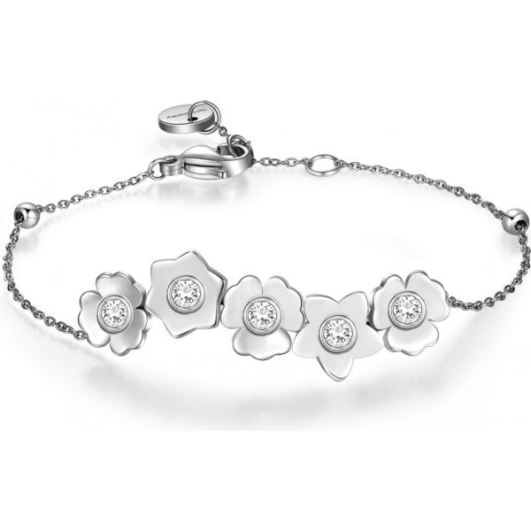 braccialetti Brosway bianco a fiori