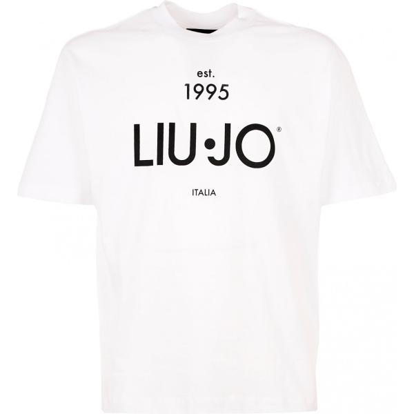 t-shirt Liu-Jo bianco