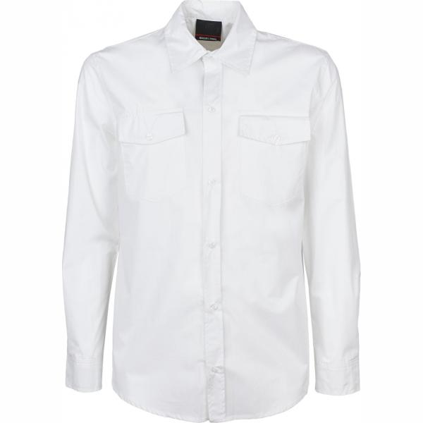 camicie Maison 9 Paris bianco con stampe