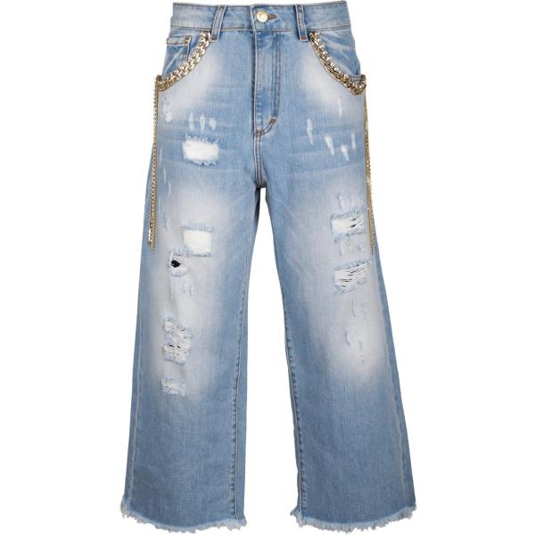 jeans a zampa Maison 9 Paris blu