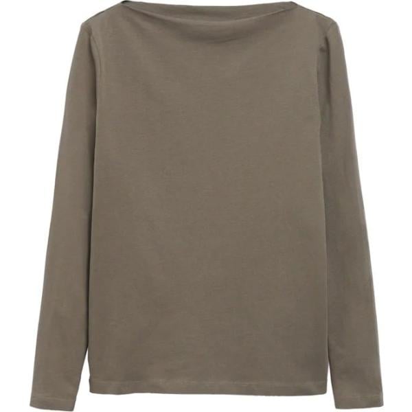 t-shirt Mango marrone