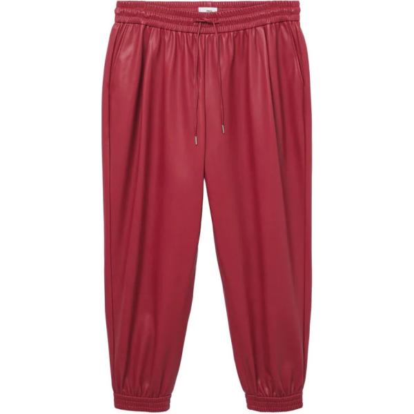 pantaloni Mango rosso