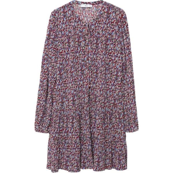 vestiti corti Mango grigio con stampe