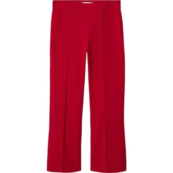 pantaloni capri Mango rosso