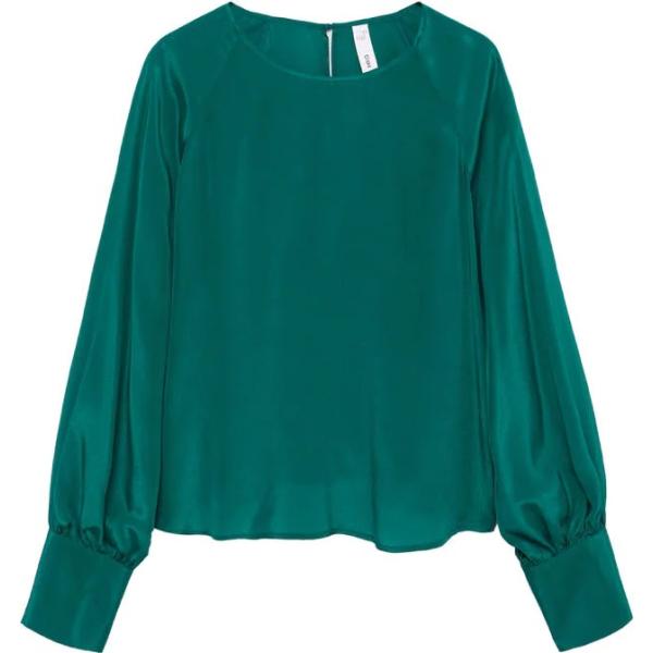 bluse Mango blu