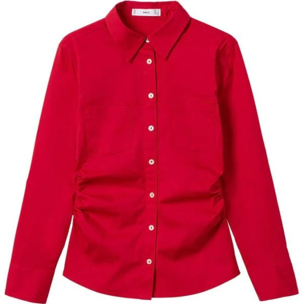 camicie Mango rosso