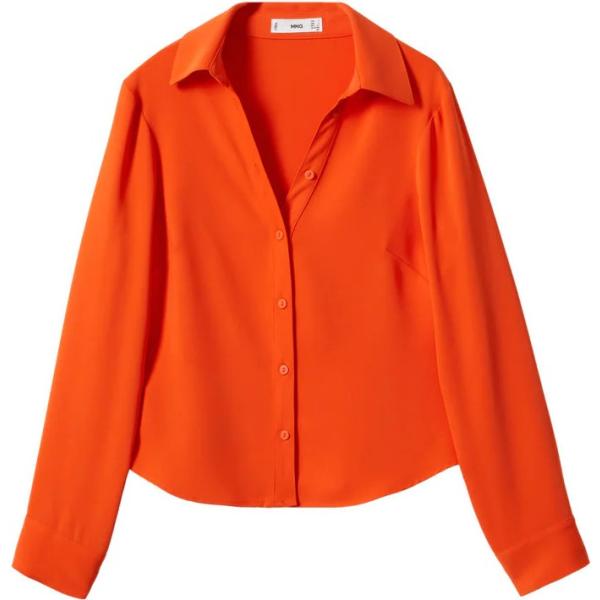 camicie Mango rosso