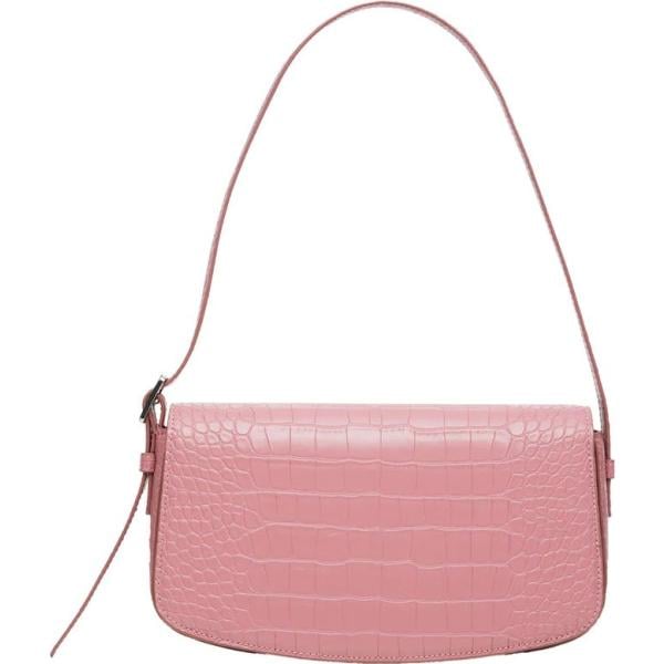borse a spalla Mango rosa