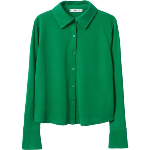 camicie Mango verde