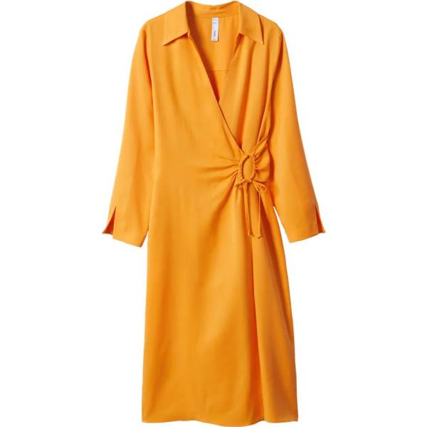 vestiti midi/longuette Mango arancione