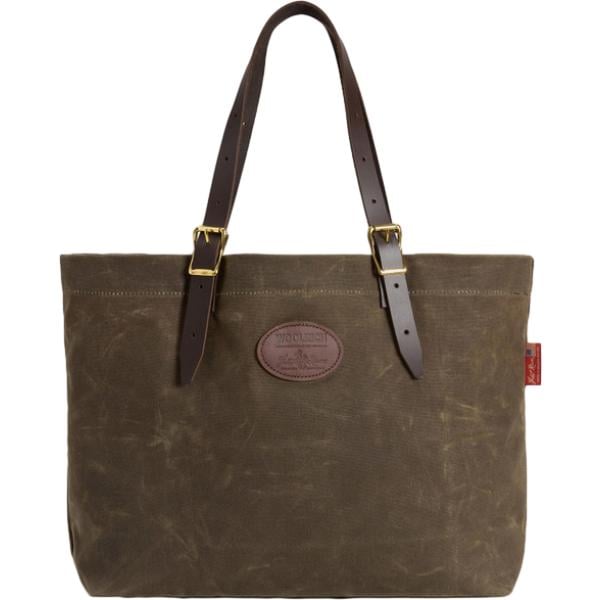 borse tote Woolrich marrone