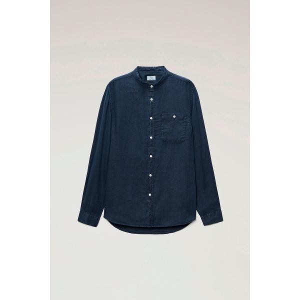 camicie Woolrich blu