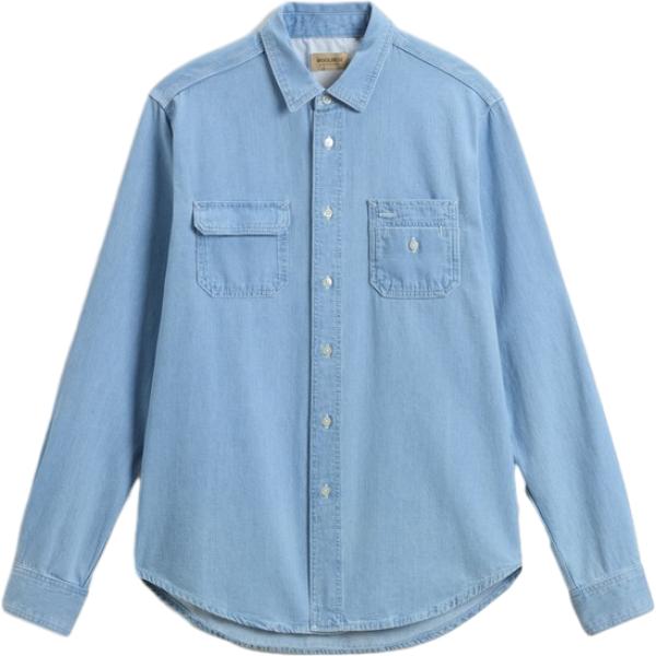camicie Woolrich blu