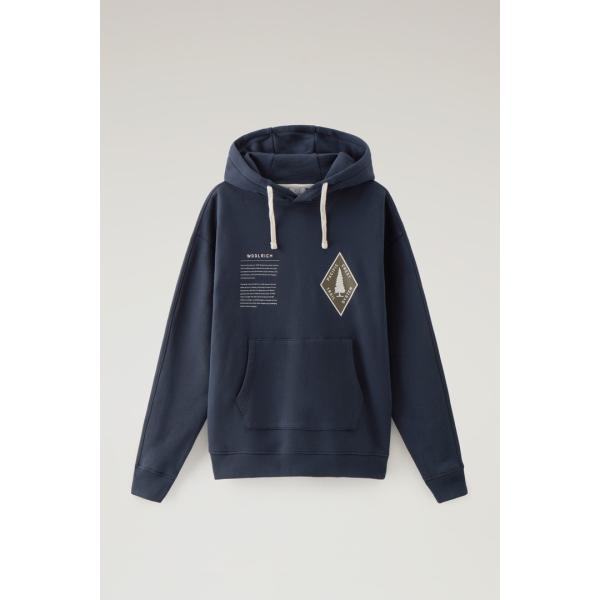 felpe con cappuccio Woolrich grigio
