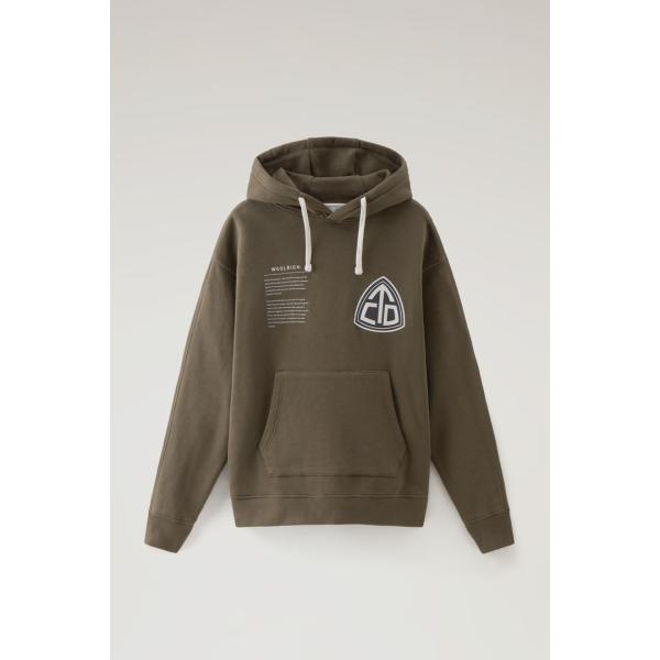 felpe con cappuccio Woolrich verde