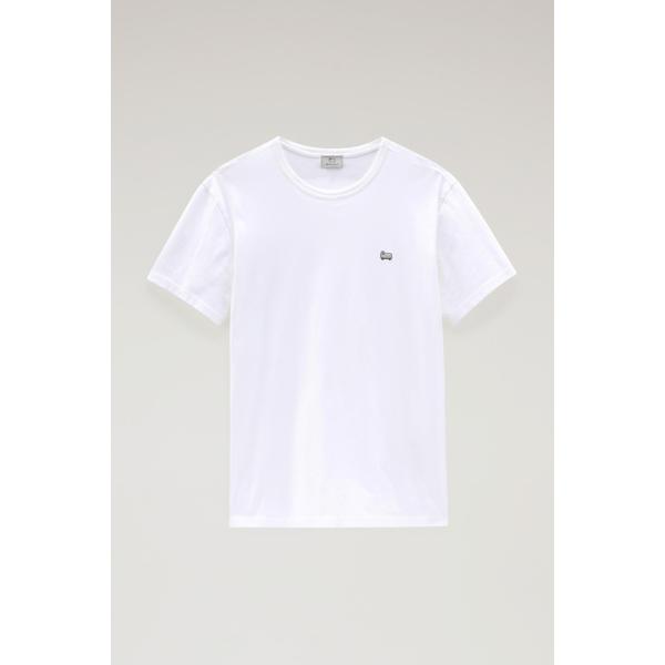 t-shirt Woolrich bianco