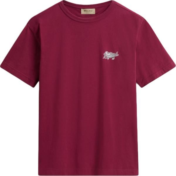 t-shirt Woolrich rosso