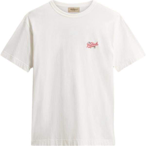 t-shirt Woolrich bianco
