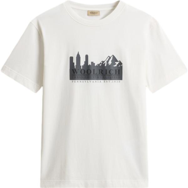 t-shirt Woolrich bianco