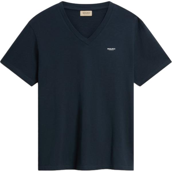 t-shirt Woolrich blu
