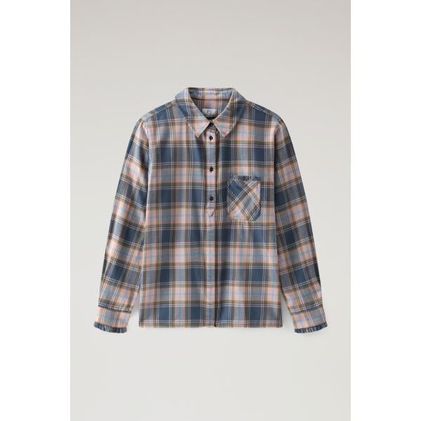 camicie Woolrich grigio a quadri
