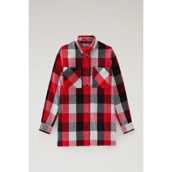 camicie Woolrich grigio a quadri