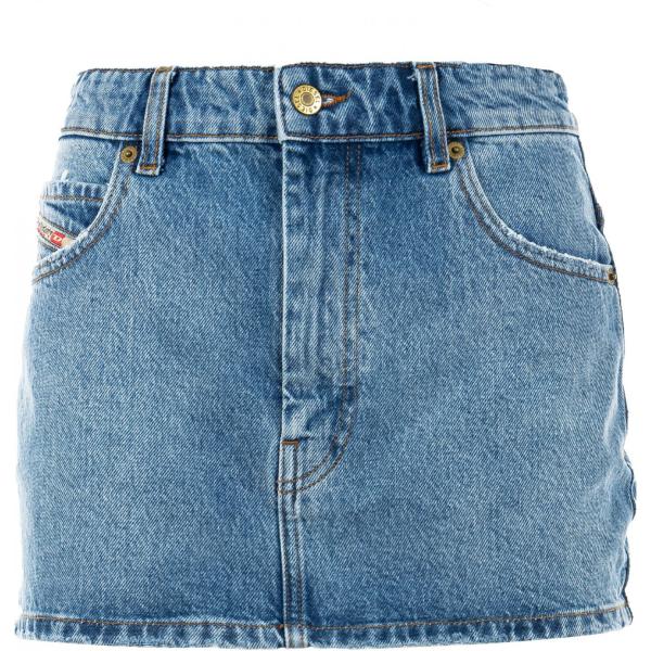 minigonne Diesel blu con stampe