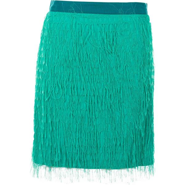 minigonne Pinko verde con stampe