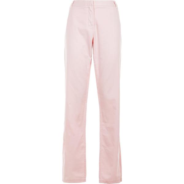 pantaloni Tommy Hilfiger rosa tinta unita