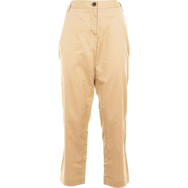 pantaloni capri Tommy Hilfiger marrone tinta unita