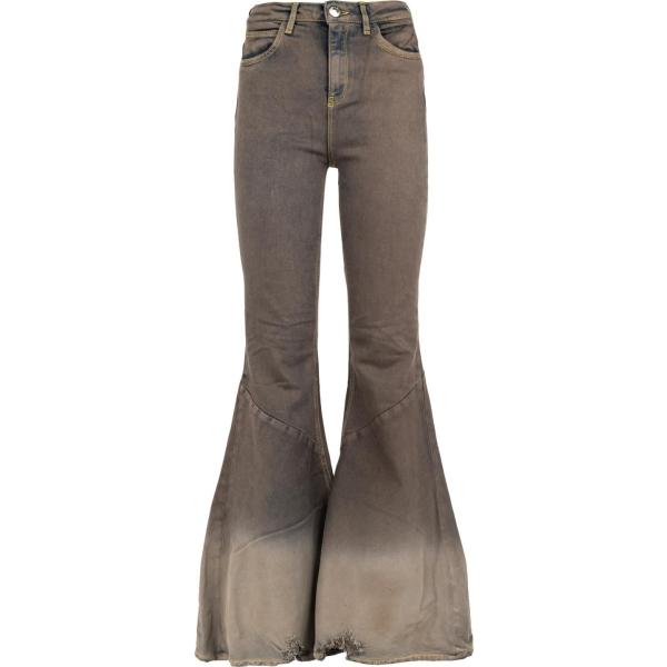 jeans dritti Pinko marrone