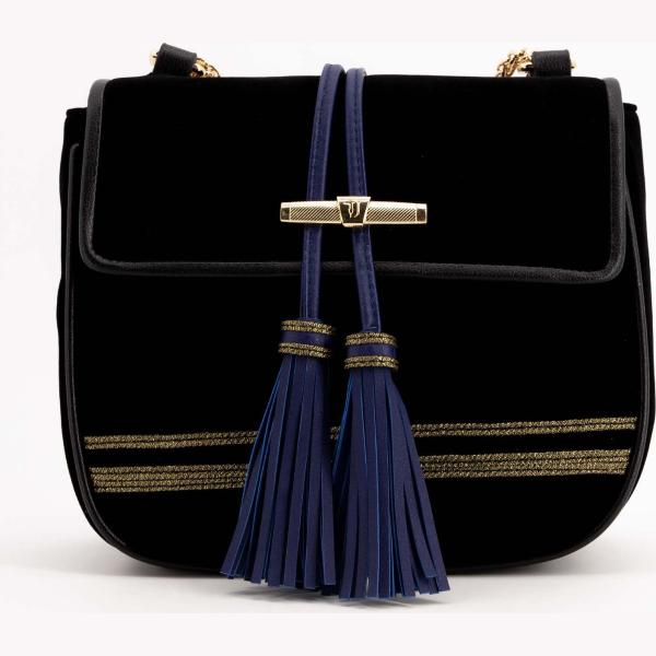 borse a tracolla Trussardi Jeans nero