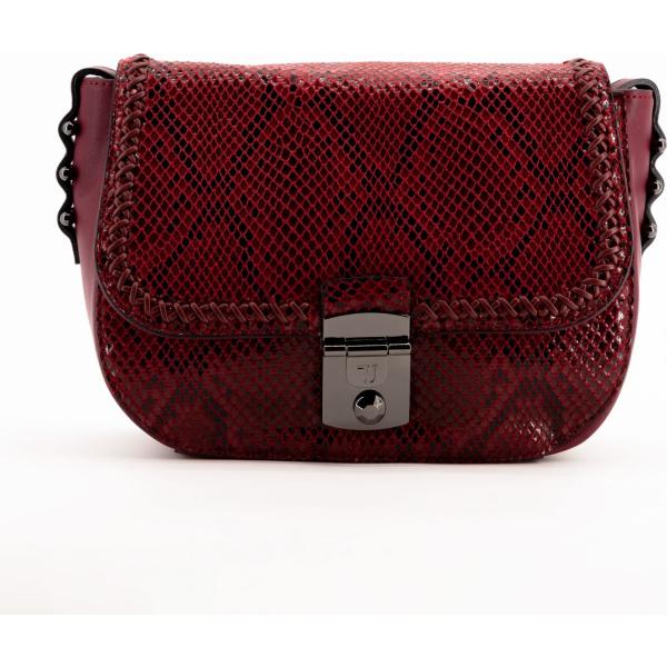 borse a tracolla Trussardi Jeans marrone serpente