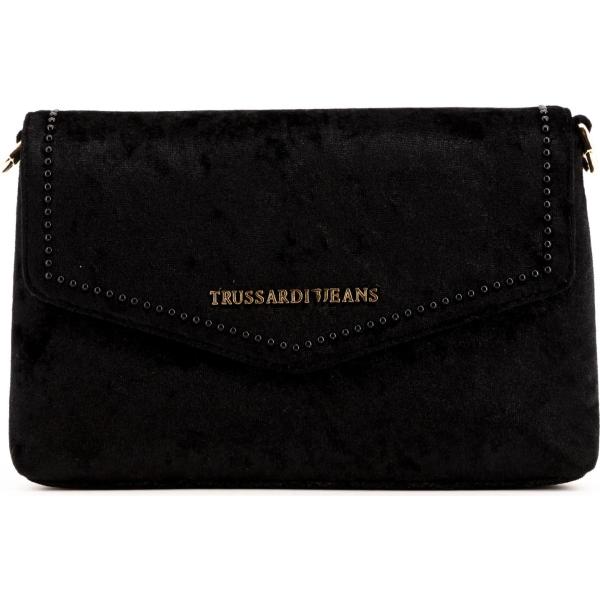 borse a tracolla Trussardi Jeans nero
