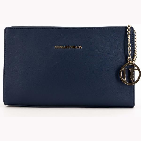 pochette Trussardi Jeans blu