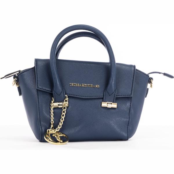 borse a mano Trussardi Jeans blu