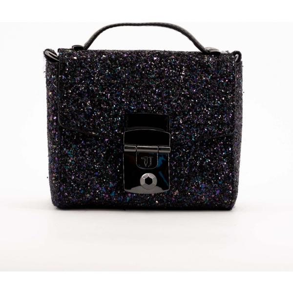 borse a tracolla Trussardi Jeans nero