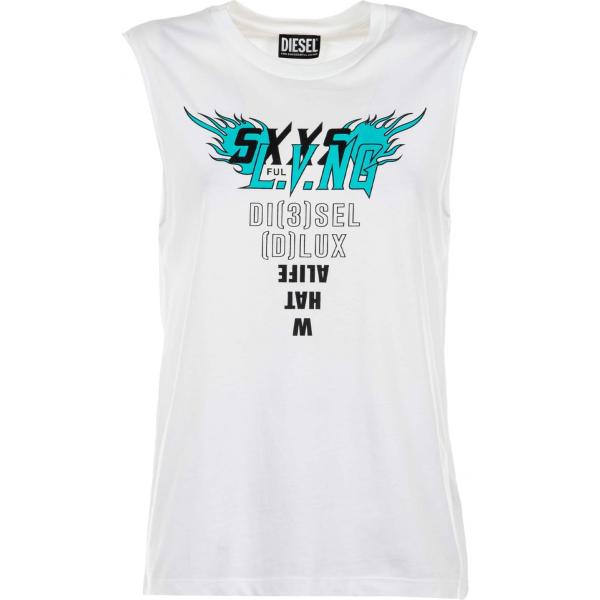 t-shirt Diesel bianco